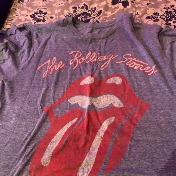 Rolling Stones Tee from The Rolling Stones Collection. Size M & blue in color. - Picture 1 of 4